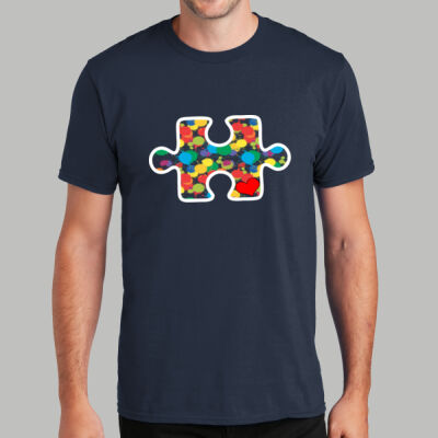 Adult - Puzzle Piece T-Shirt - Autism Awareness Thumbnail