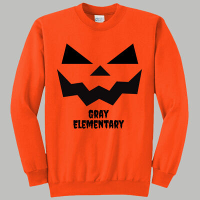 Adult Crewneck - Fall - Jacko Lantern Black Thumbnail