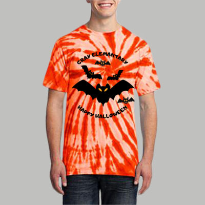 Adult Tie-Dye T-Shirt - Fall - Bats Thumbnail