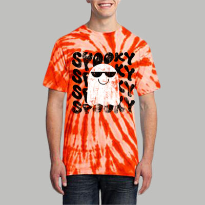 Adult Tie-Dye T-Shirt - Fall - Cool Ghost Thumbnail