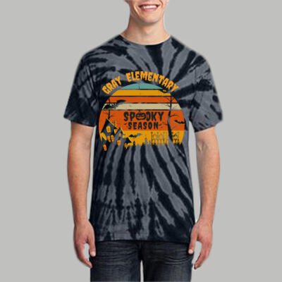Adult Tie-Dye T-Shirt - Fall - Haunted House  Thumbnail