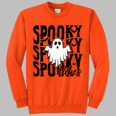  Adult Crewneck - Fall - Spooky Vibes  Thumbnail