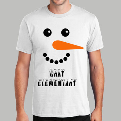 Adult T-Shirt - Winter Holidays - Snowman Thumbnail