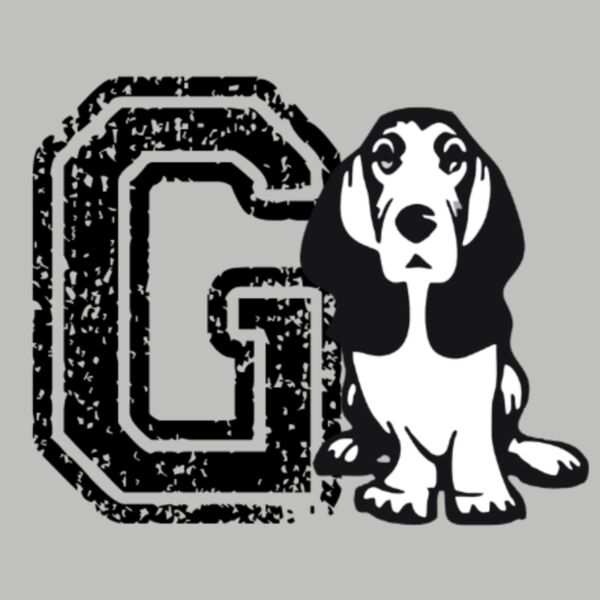 Distressed Black G with Hound Thumbnail