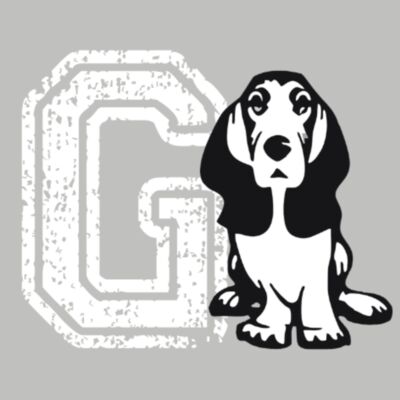 Distressed White G with Hound Thumbnail