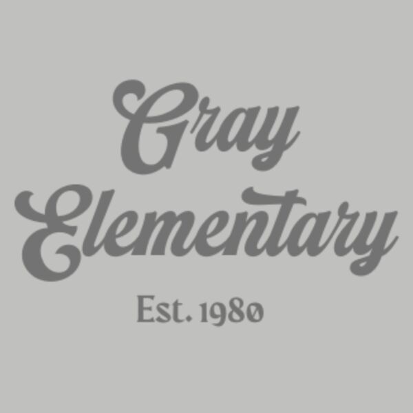 Retro Gray Elementary Grey Thumbnail
