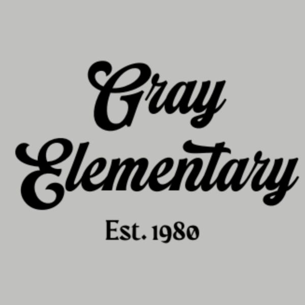 Retro Gray Elementary Black Thumbnail