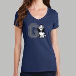 Women's Fan Favorite V Neck Tee - Gray Thumbnail