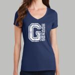 Women's Fan Favorite V Neck Tee - Gray Thumbnail