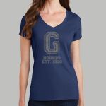Women's Fan Favorite V Neck Tee - Gray Thumbnail