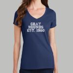 Women's Fan Favorite V Neck Tee - Gray Thumbnail