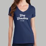 Women's Fan Favorite V Neck Tee - Gray Thumbnail