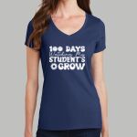 Women's Fan Favorite V Neck Tee - Gray Thumbnail