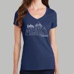 Women's Fan Favorite V Neck Tee - Gray Thumbnail