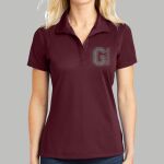 Women's Micropique Sport Wick ® Polo - Gray Thumbnail
