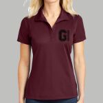 Women's Micropique Sport Wick ® Polo - Gray Thumbnail