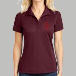 Women's Micropique Sport Wick ® Polo - Gray Thumbnail