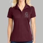 Women's Micropique Sport Wick ® Polo - Gray Thumbnail