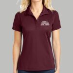 Women's Micropique Sport Wick ® Polo - Gray Thumbnail