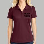 Women's Micropique Sport Wick ® Polo - Gray Thumbnail