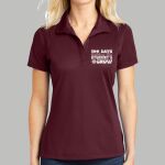 Women's Micropique Sport Wick ® Polo - Gray Thumbnail