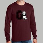 Staff Maroon Long Sleeve Shirt - Gray Thumbnail