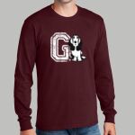 Staff Maroon Long Sleeve Shirt - Gray Thumbnail