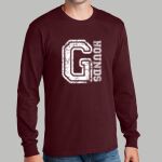 Staff Maroon Long Sleeve Shirt - Gray Thumbnail