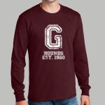 Staff Maroon Long Sleeve Shirt - Gray Thumbnail