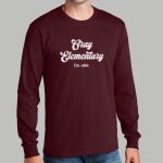 Staff Maroon Long Sleeve Shirt - Gray Thumbnail