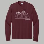 Staff Maroon Long Sleeve Shirt - Gray Thumbnail
