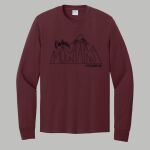 Staff Maroon Long Sleeve Shirt - Gray Thumbnail